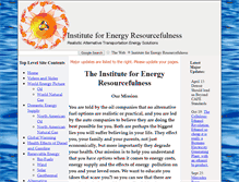 Tablet Screenshot of energyresourcefulness.org